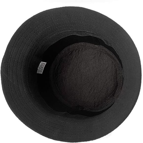 Vintage Felt Cloche Hat Winter Floral Fedora Bucket Hat Bowler Hats - Picture 4 of 6